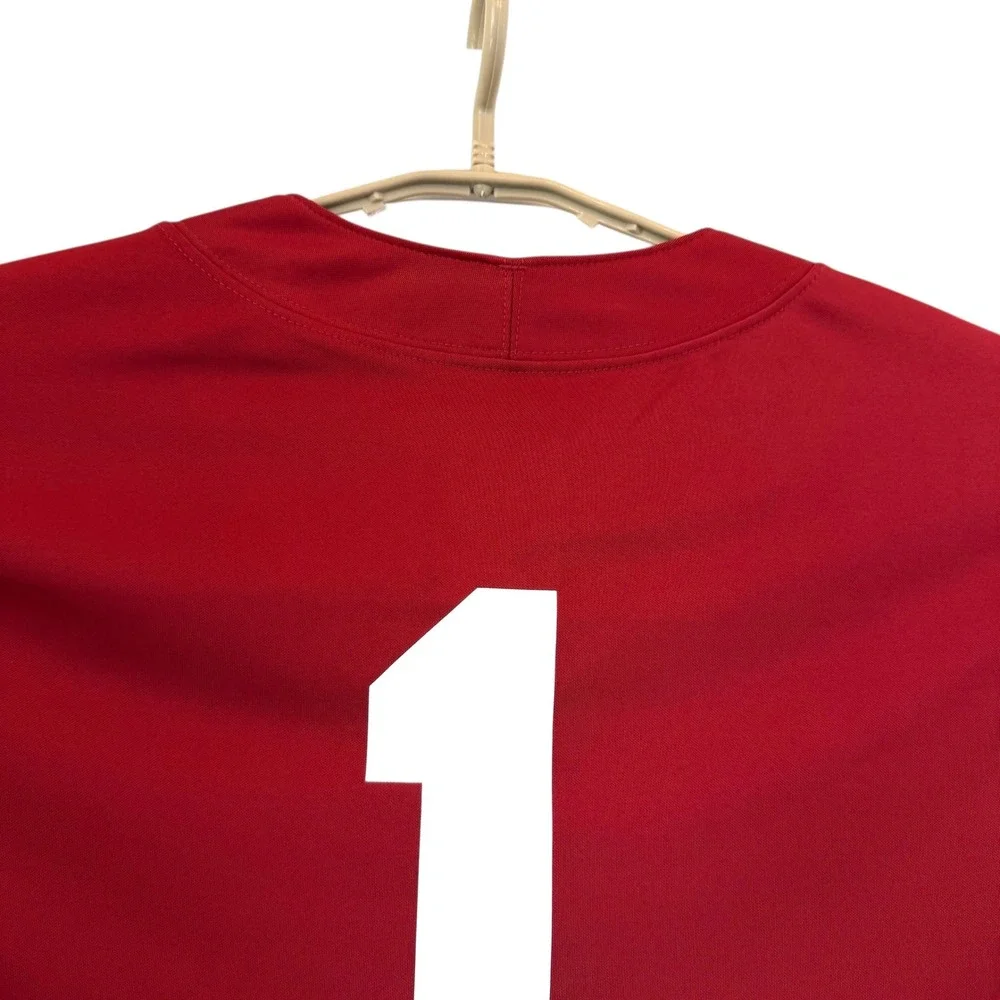 Nike Alabama Crimson Tide Men Medium Football Jersey 1 Red Dri-FIT NC2F-08A1 NEW